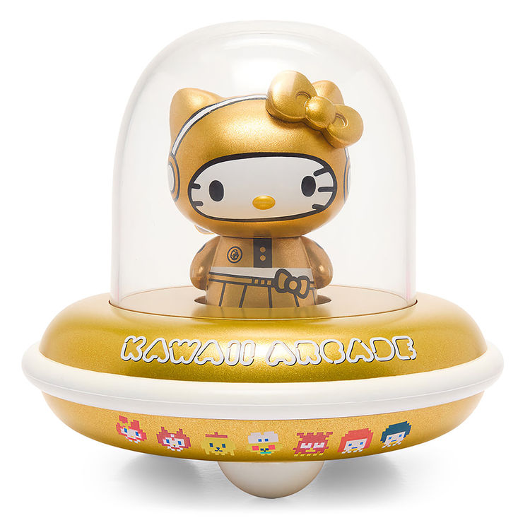 Hello Kitty UFO Arcade Gamer White Gold by Sanrio