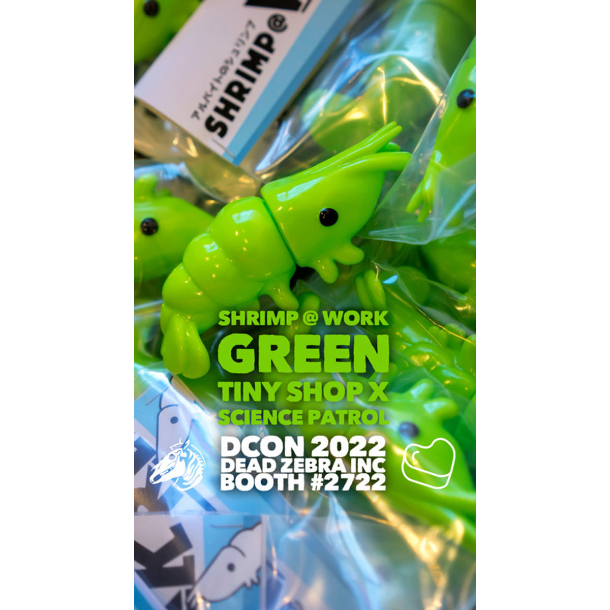 Green Shrimp at Work  (DCon '22)