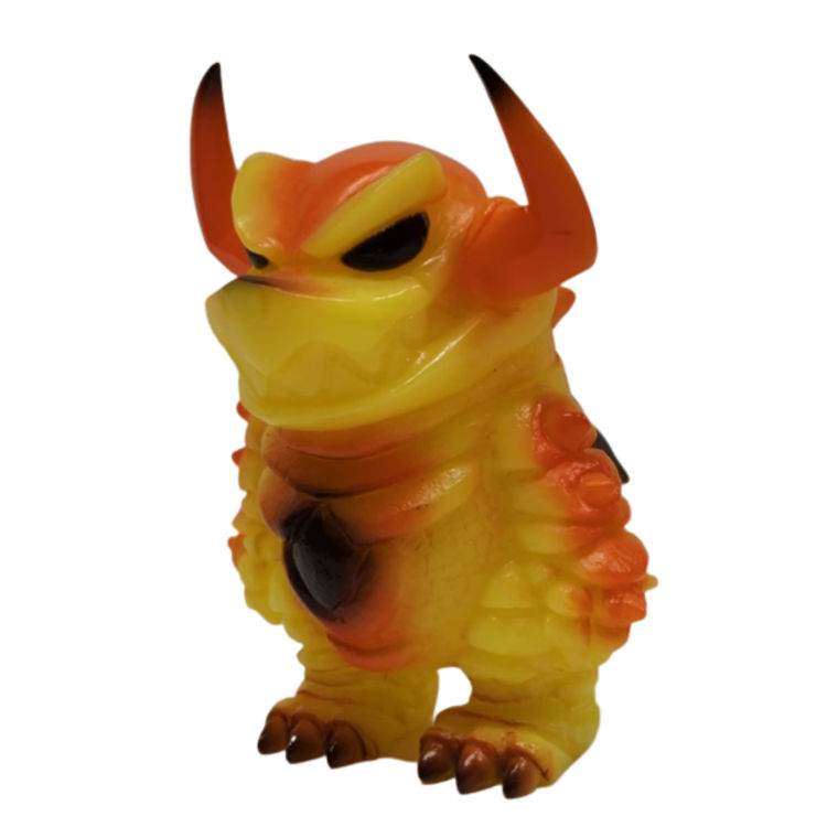 Yellow Orange Black Mini Desutodon by Touma