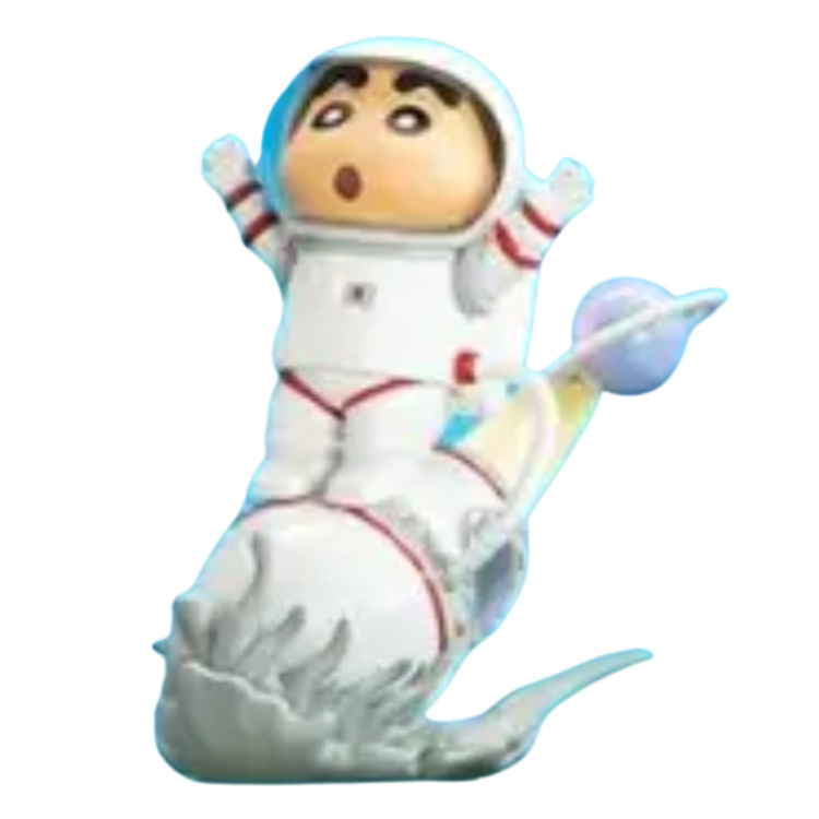 Moon Landing Crayon Shin-chan by Yoshito Usui