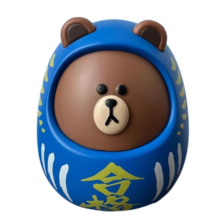 Blue Daruma Brown by Line Friends (Kang Byeong Mok)