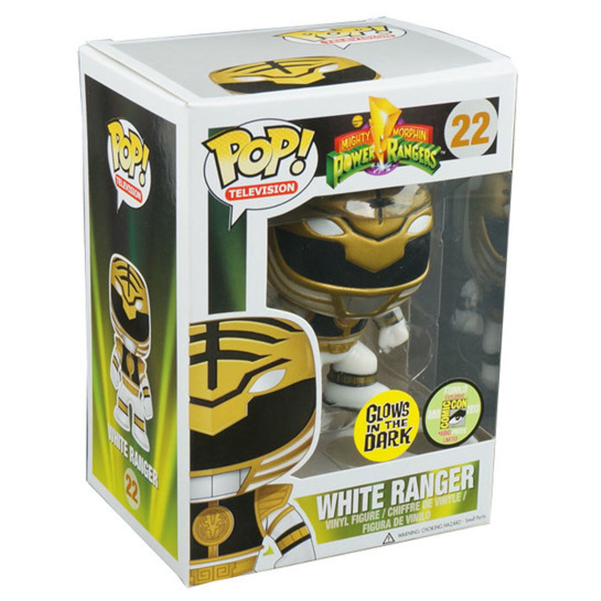 SDCC Glow White Ranger : Mighty Morphin Power Rangers [22]