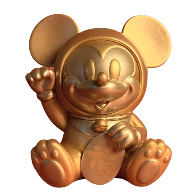 Gold Mickey Lucky Cat by Sparkle Princess High