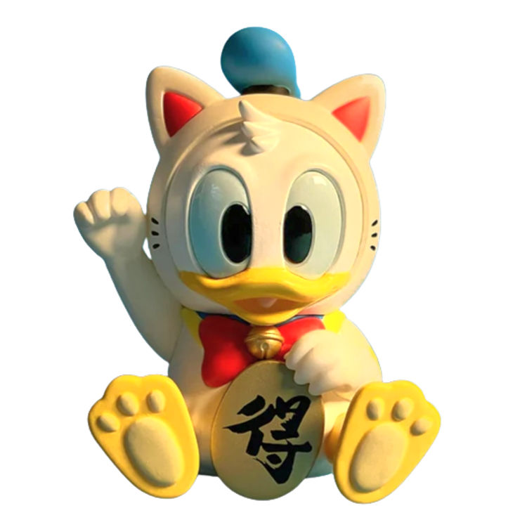 White Donald Lucky Cat by Sparkle Princess High