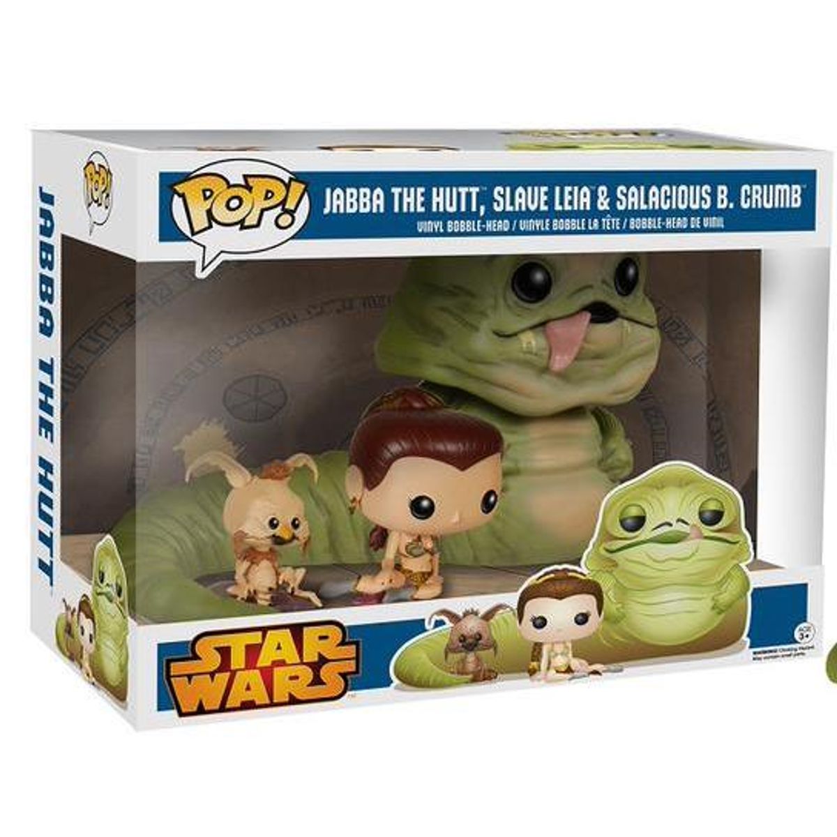Jabba The Hutt, Slave Leia & Salacious B. Crumb : Star Wars (Set)