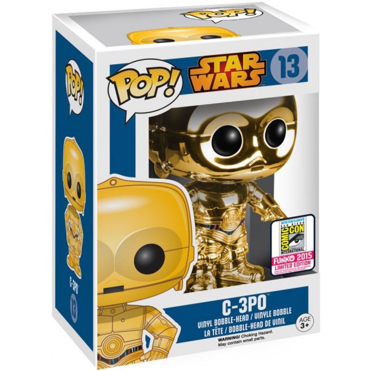 SDCC Gold Chrome C-3PO : Star Wars [13]