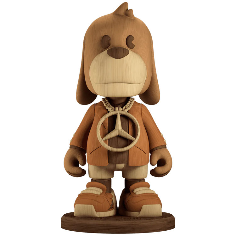 Wooden Superdackel by Superplastic