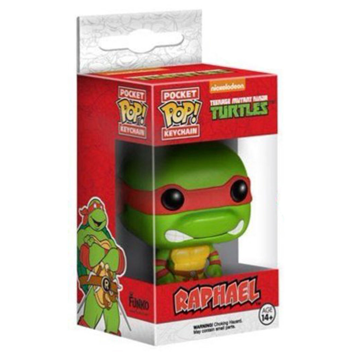 Raphael : TMNT Pocket Pop Keychain