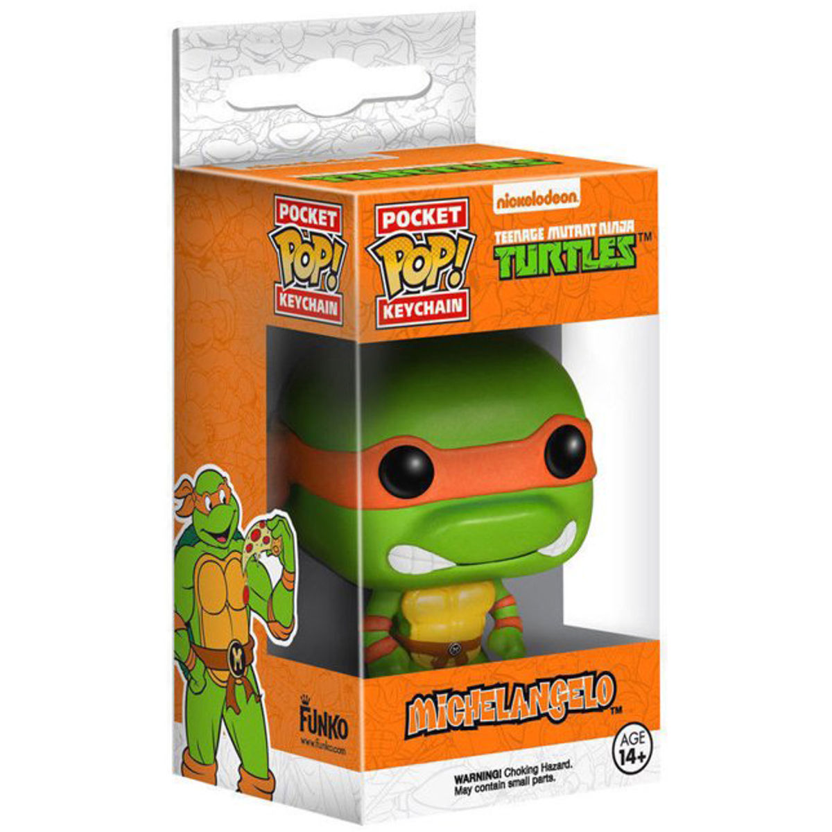 Michelangelo : TMNT Pocket Pop Keychain