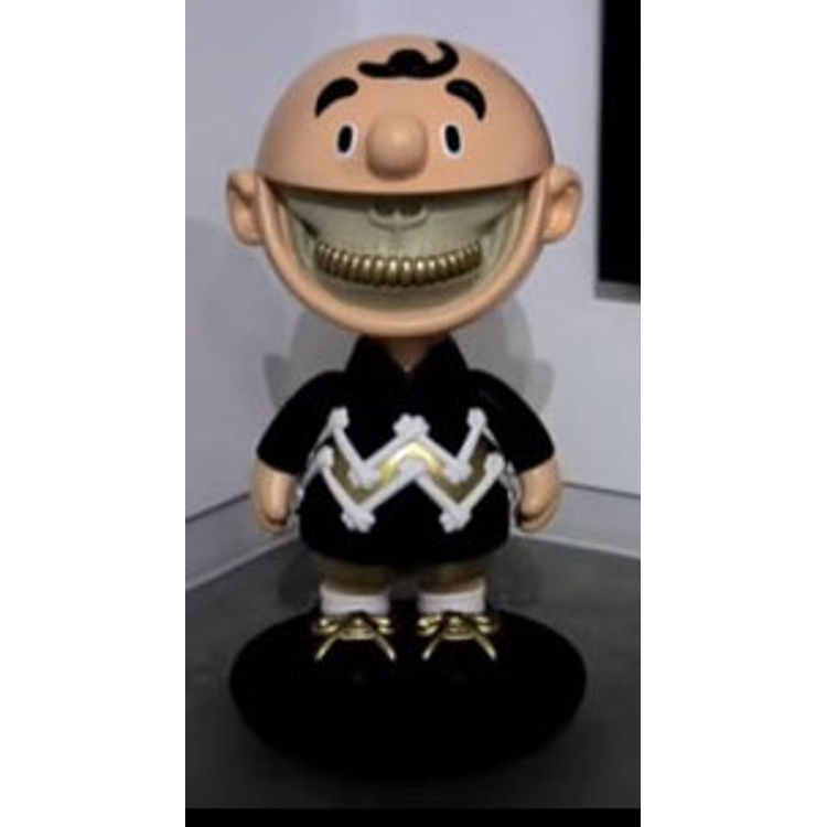 48" Black Charlie Grin by Ron English
