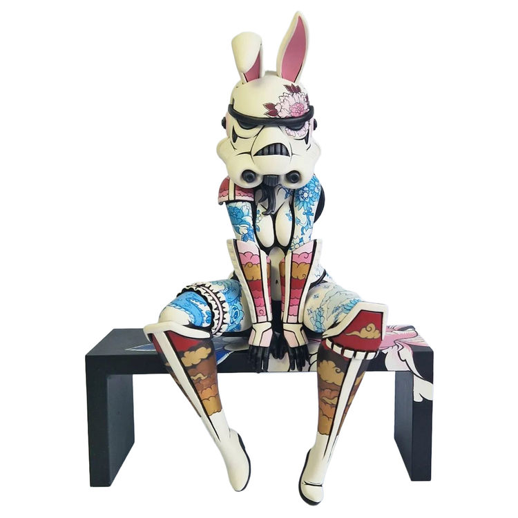 Cascading Clouds Bunny Trooper by Jon-Paul Kaiser