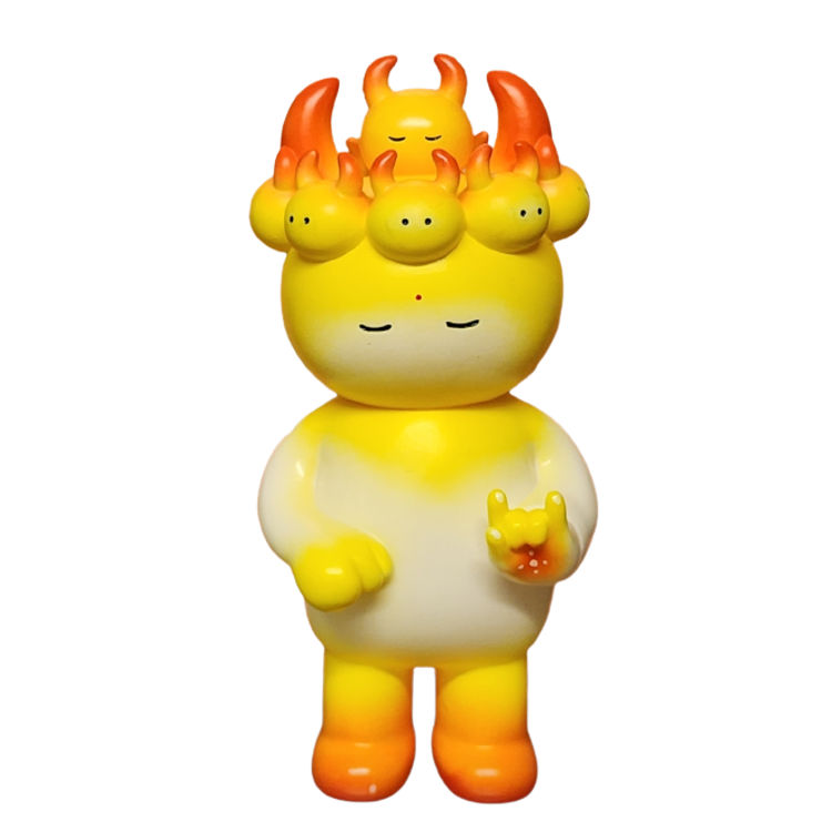 White Yellow Orange Imu Imu Uamou by Uamou (Ayako Takagi)