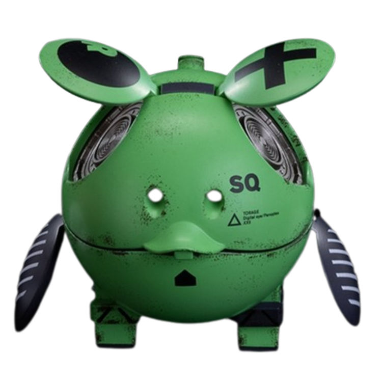 Green Mobile Suit Gundam Haro Squaro by Ashley Wood