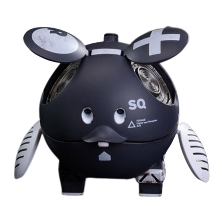 Black Mobile Suit Gundam Haro Squaro by Ashley Wood