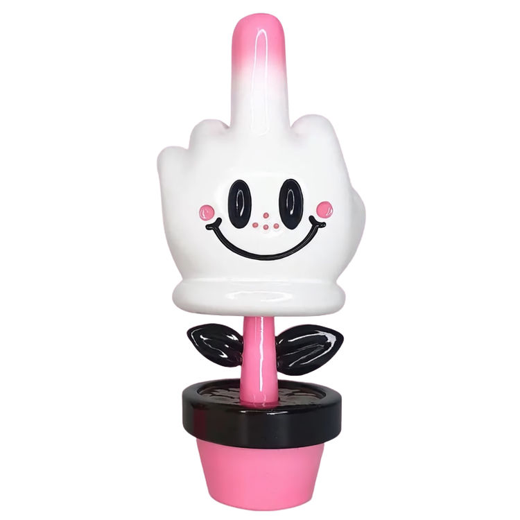 Pink & Black Smile of Hope by Kik Toyz