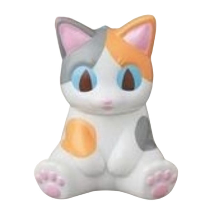 Gray Orange Calico Calico Quietly Sitting Negora VAG by Konatsu Koizumi