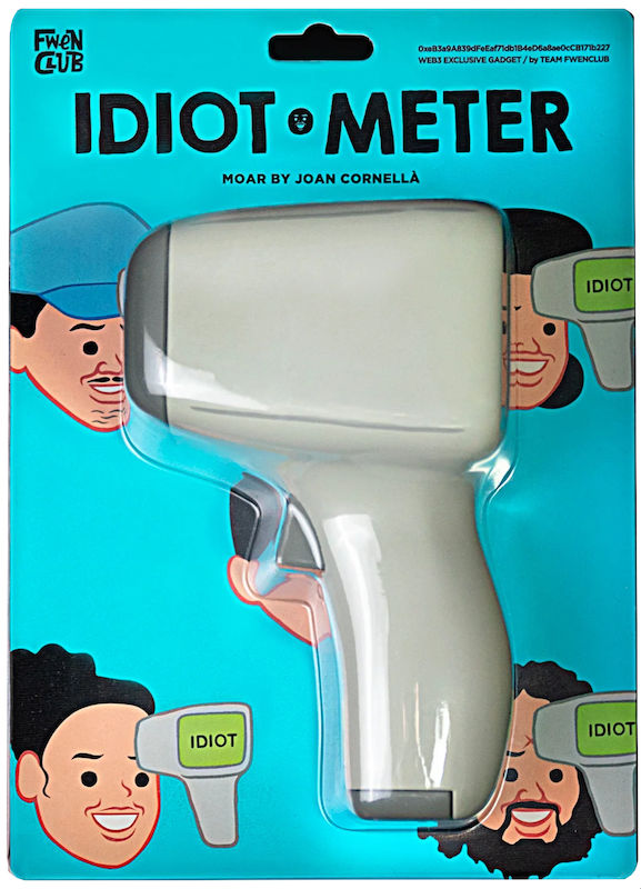 Joan Cornella Idiotmeter Man (グリーン)フィギュア Joan Cornella の
