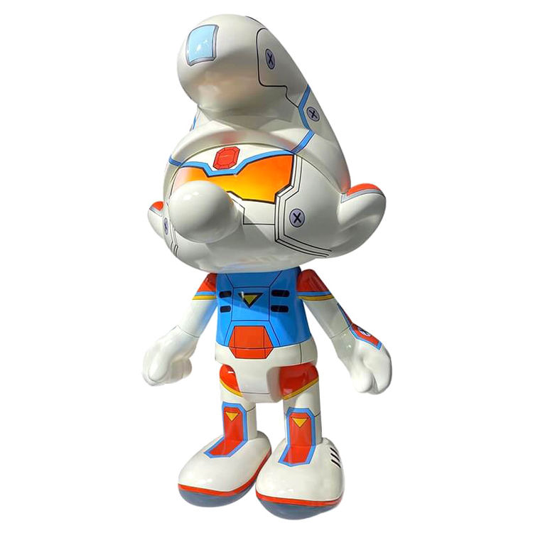 Gundam Smurf Mega by Okawara Kunio