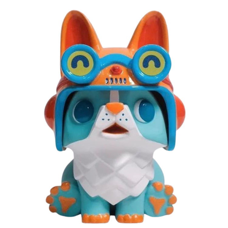 Blue Gwen The Corgi Owange by Eric Noah