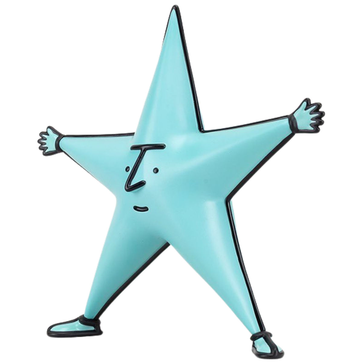 Asterisk Star Man Tiffany Blue Version