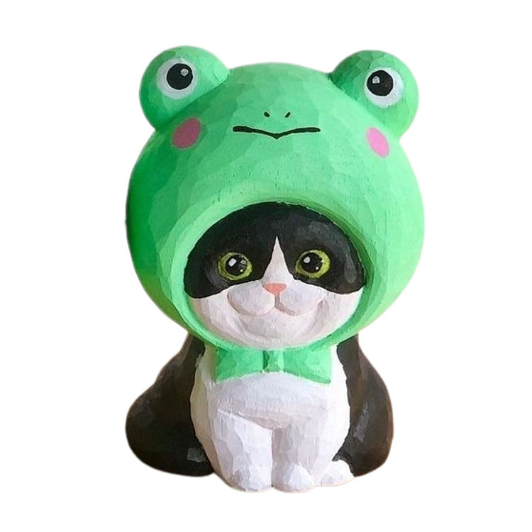 Black and White Teruteru King Frog Chatora by Matsumaru Kanae (marumaru)