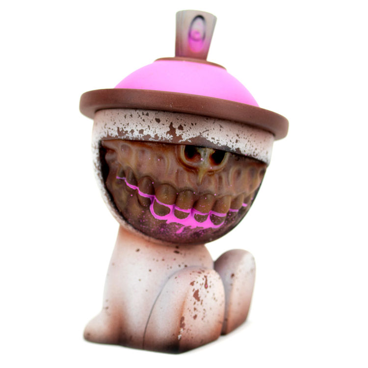 5oz Painty Teeth Pink by czee13