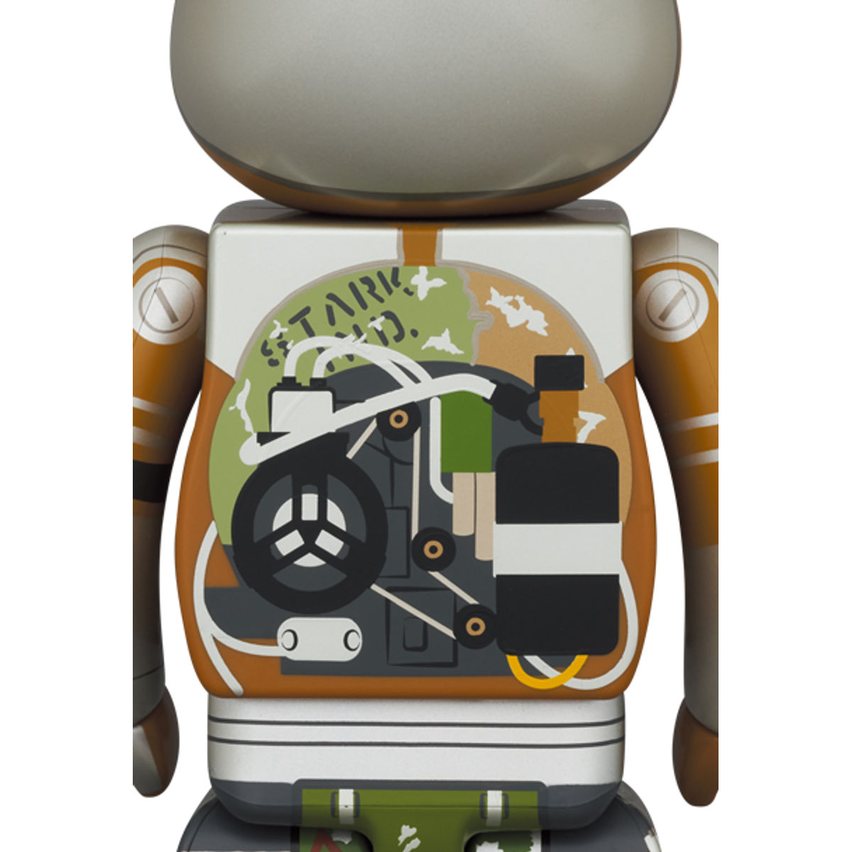 100% + 400% Mark I Iron Man : The Infinity Saga Bearbrick (Set)