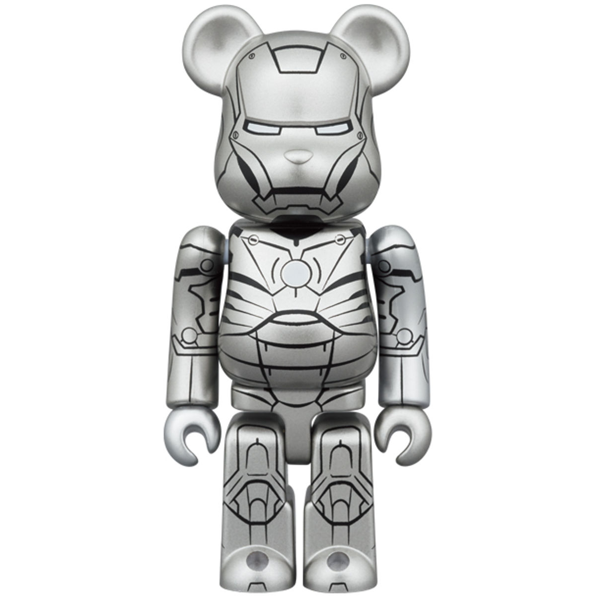 100% + 400% Mark II Iron Man : The Infinity Saga Bearbrick (Set)