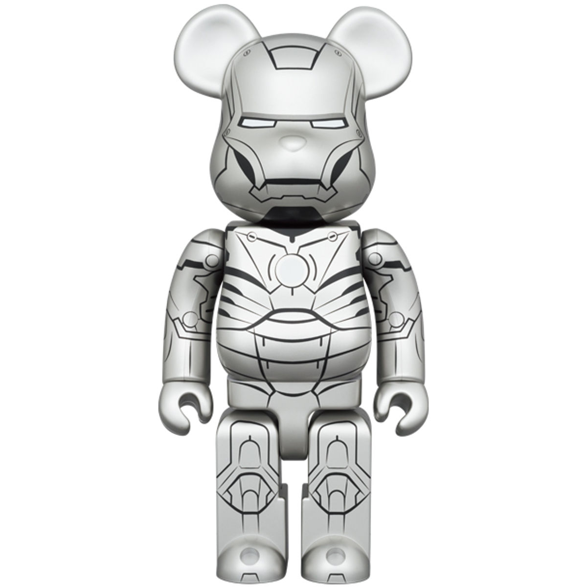 100% + 400% Mark II Iron Man : The Infinity Saga Bearbrick (Set)