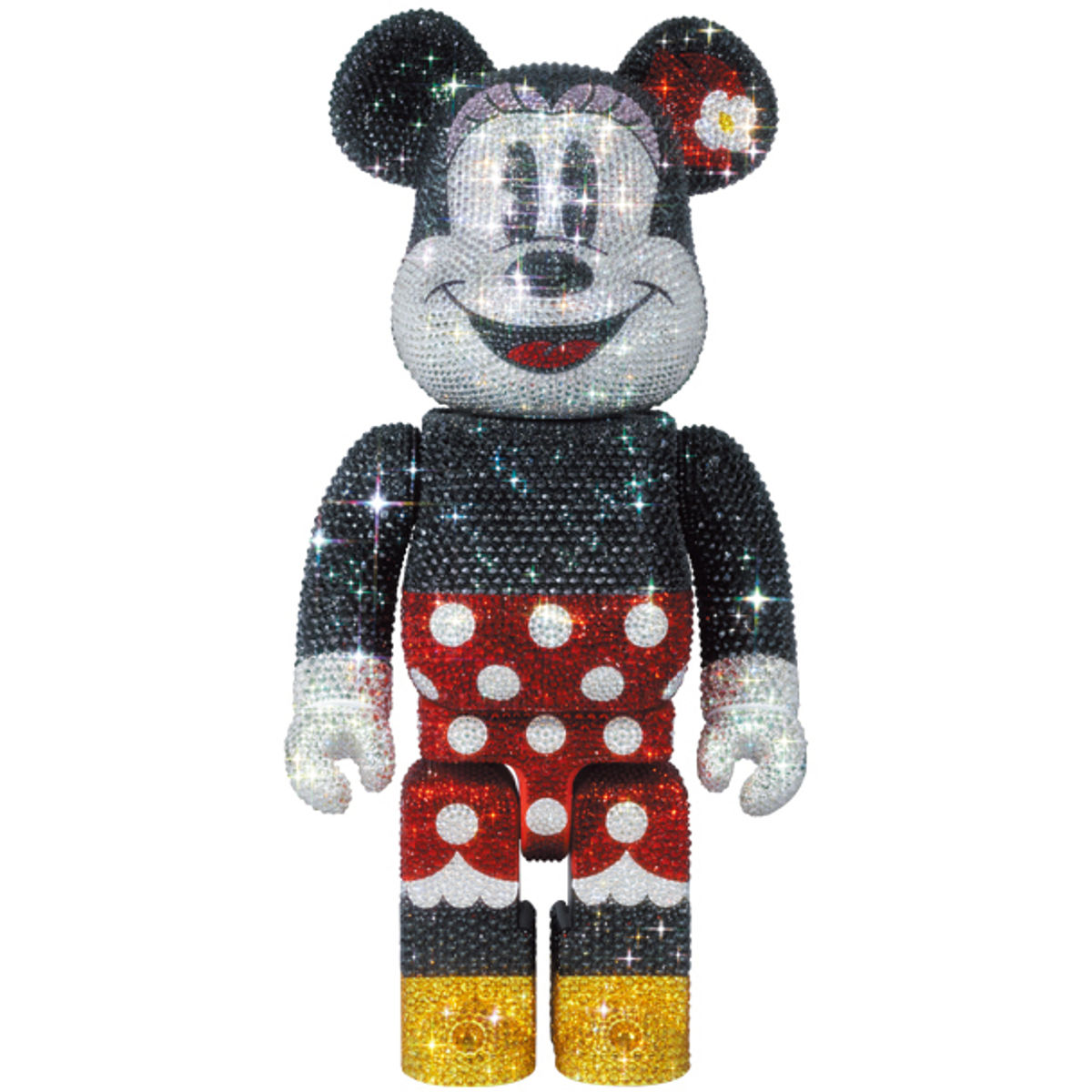 400% Crystal Minnie Mouse Bearbrick