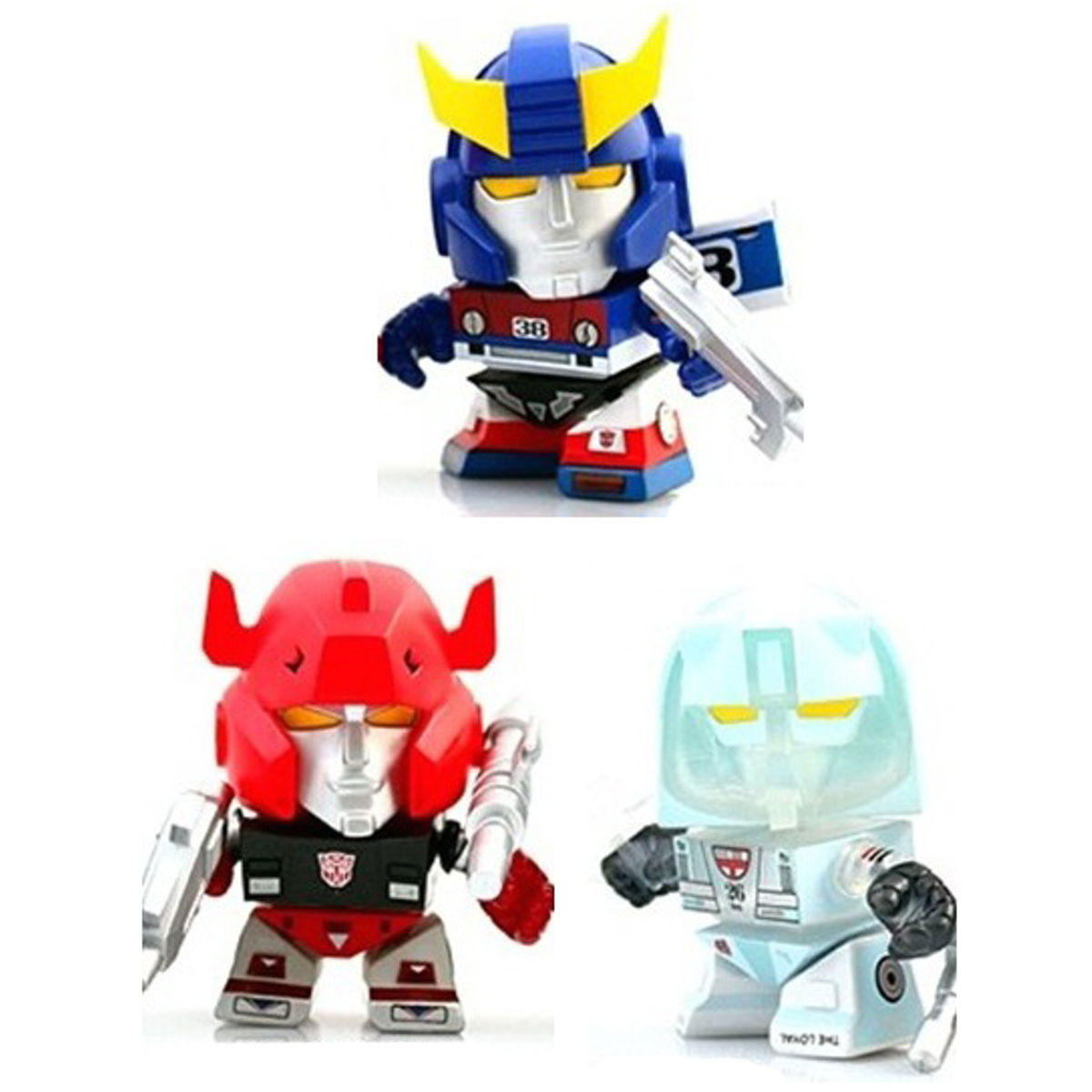 SDCC Smokescreen, Invisible Mirage & Sideswipe : The Autobot Pack (Set)