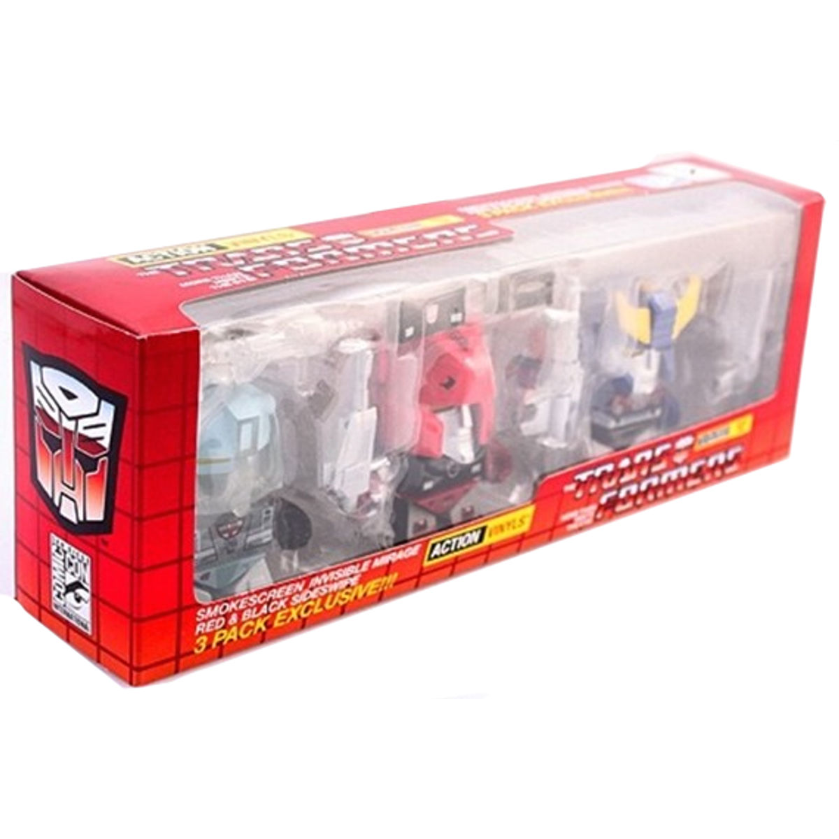 SDCC Smokescreen, Invisible Mirage & Sideswipe : The Autobot Pack (Set)