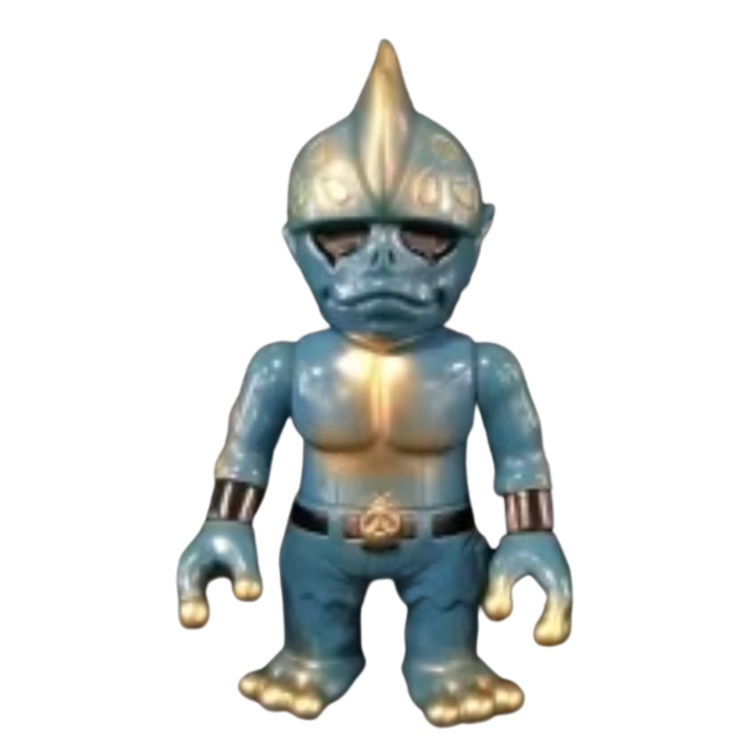 Blue Gold Mutant Head by Real X Head (Mori Katsura)