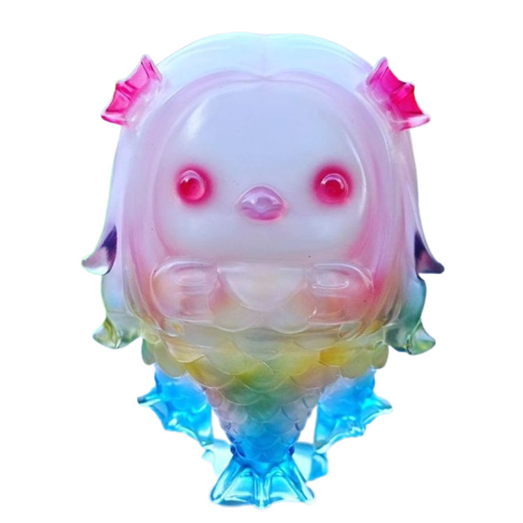 Clear Pink Yellow Blue Amabie by Amabie Yokai
