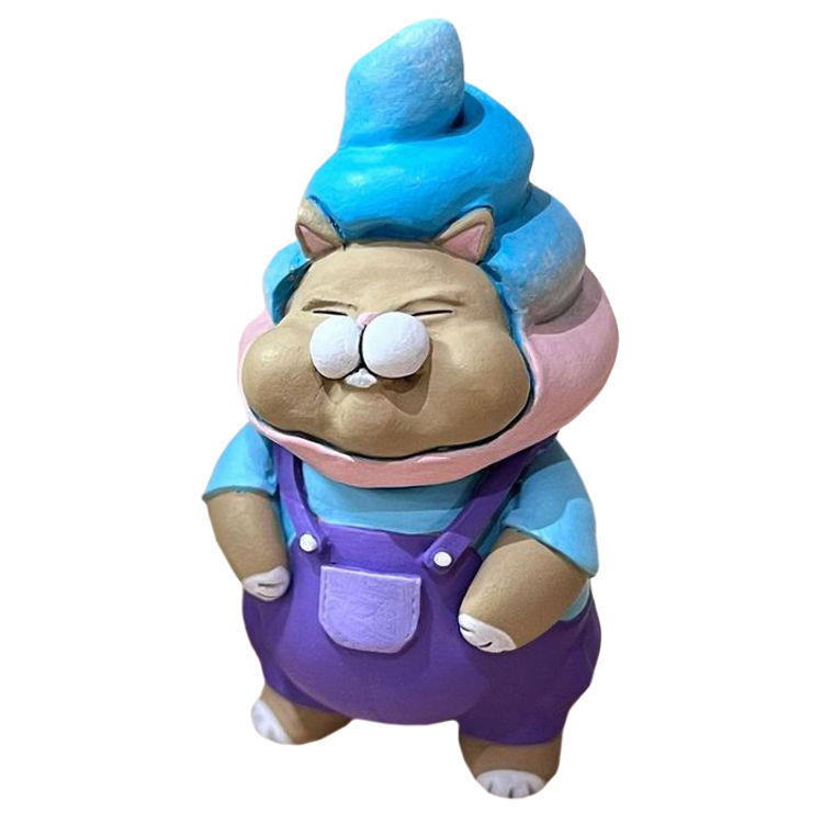 Ice-Cream CHuB Cotton Candy by Sculpty Meow