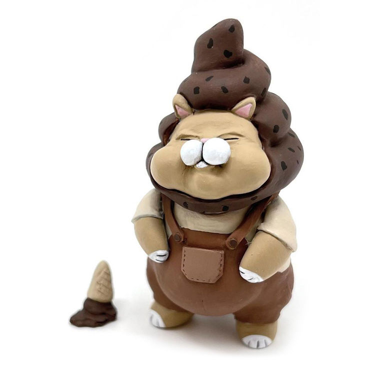 Ice-Cream CHuB Choco Chip by Sculpty Meow
