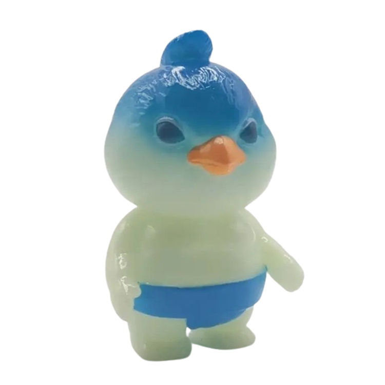 Clear Blue Child Sparrow Wrestler by Kakeruri