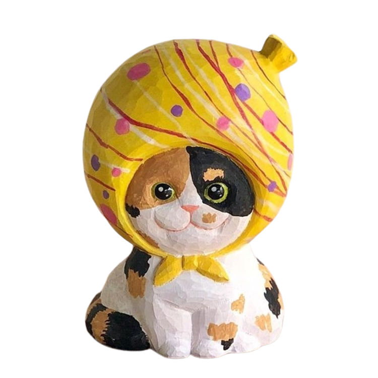 Festival Yellow Yo Yo Calico Chatora by Matsumaru Kanae (marumaru)