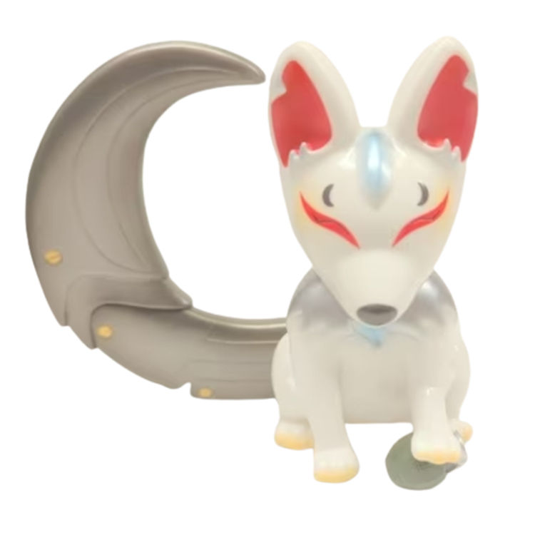 White Red Kama Kitsune by Gilbert Yam