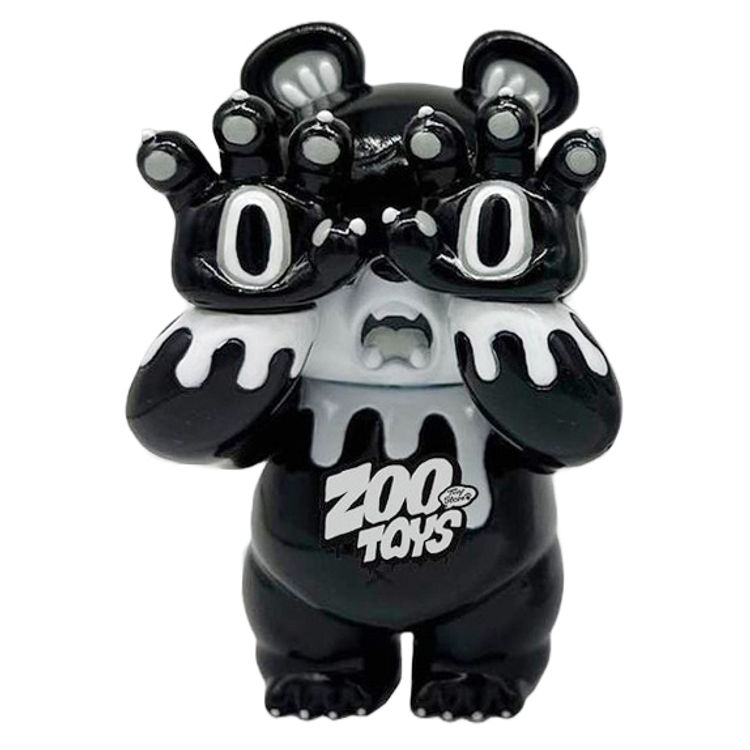 Zoo Bear Black by Grape Brain