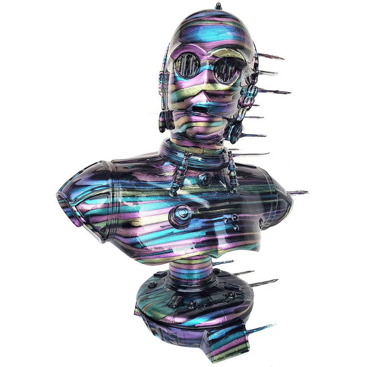 Blown Away C-3PO - Nebula Dust by Josh Mayhem