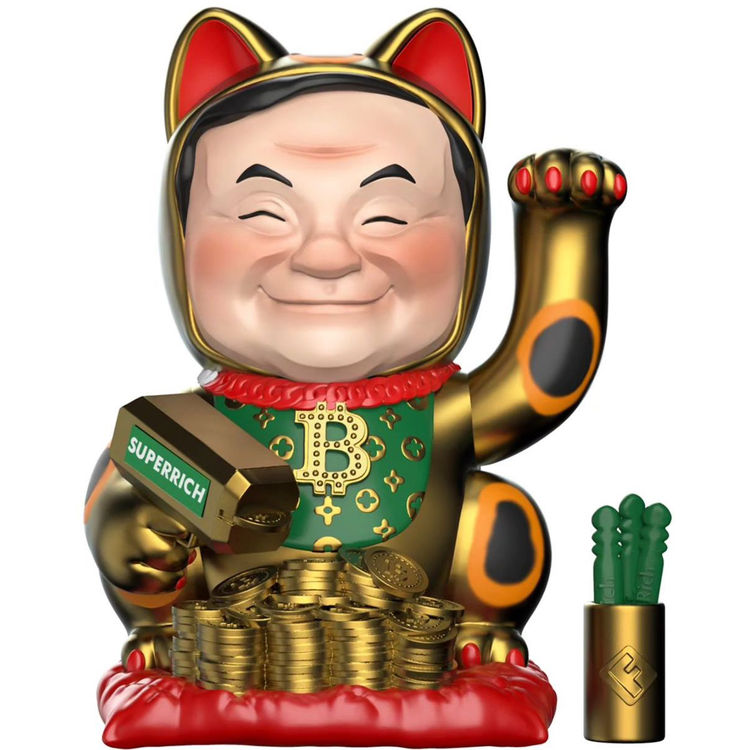 Golden Rich Cat : The Uncle by Urban Ape Toys