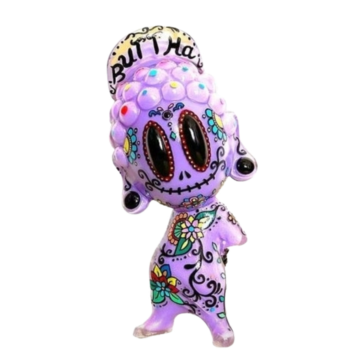 Purple Sugar Skull #3 Buttha Kun