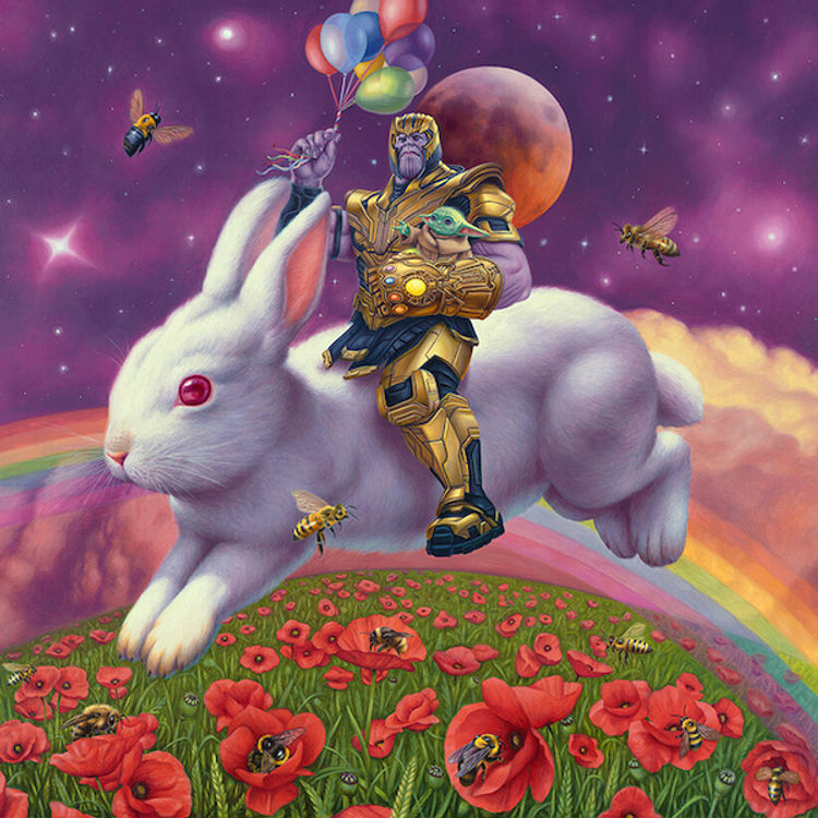 Inevitability (Paper) by Alex Gross