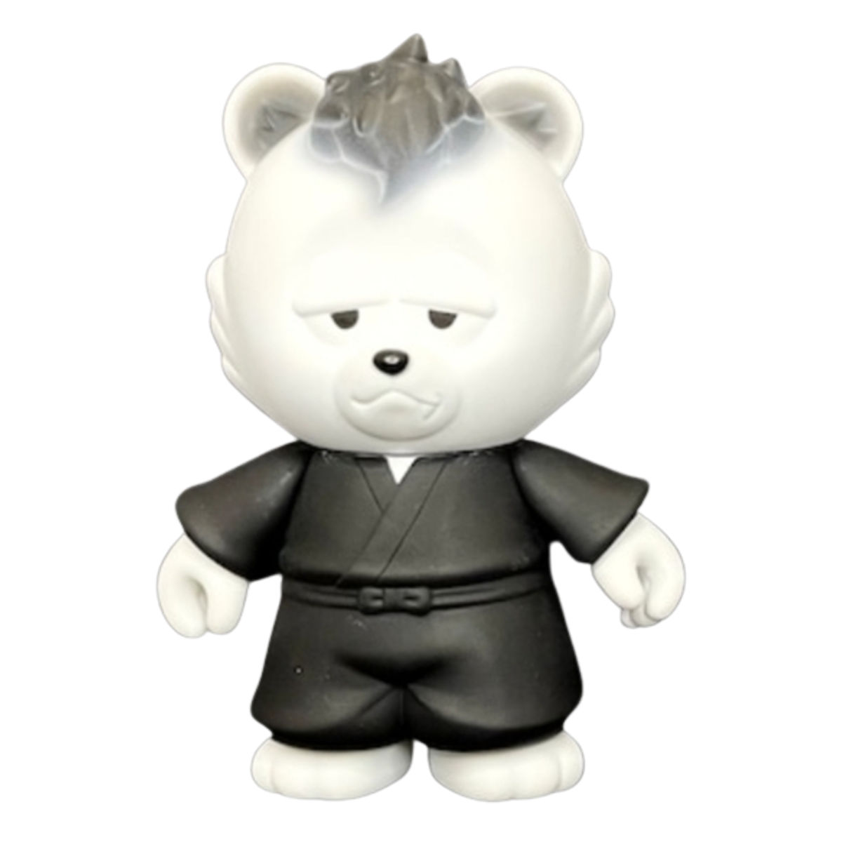White Monochrome Samurai Bear