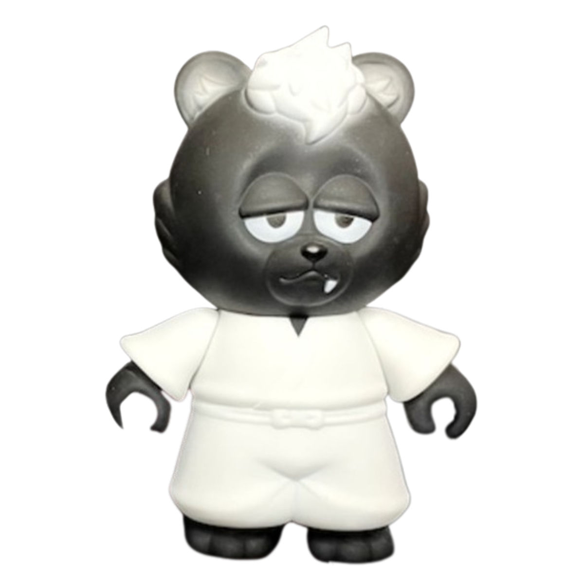 Black Monochrome Samurai Bear