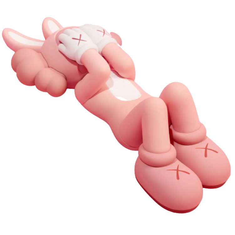 Pink Indonesia Holiday Accomplice by Kaws (Brian Donnelly)