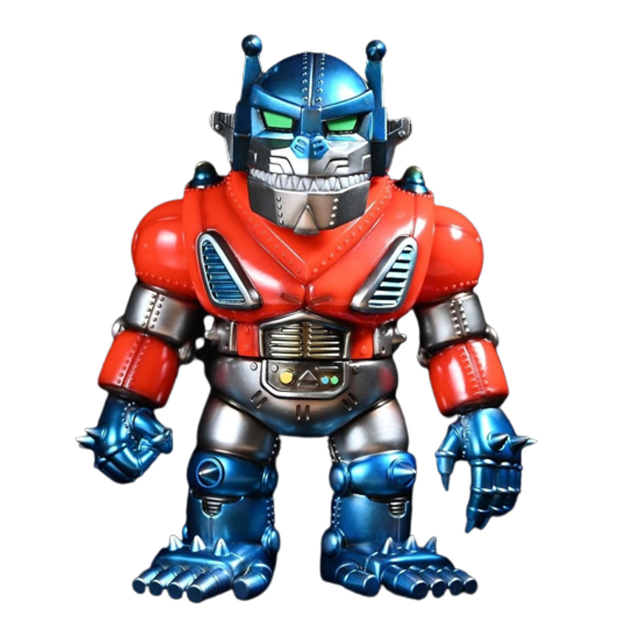 Red Blue Silver Mecha Gigathon