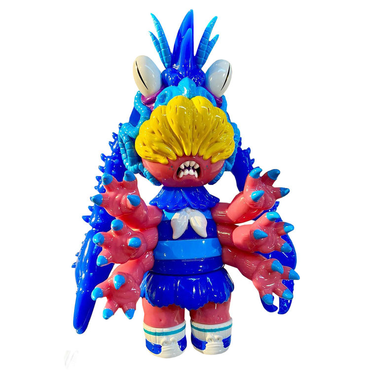 Garico the Crayfish Girl Blue by Grape Brain