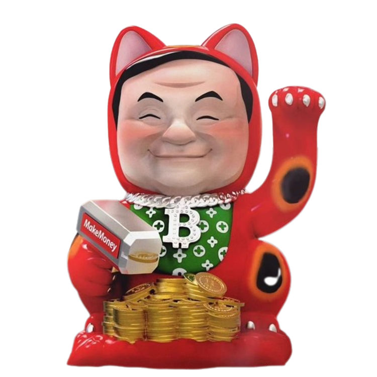 Red Rich Cat : The Uncle by Urban Ape Toys